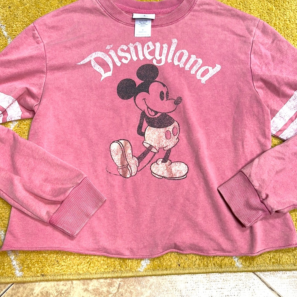 Disney Mickey Mouse Sweatshirt Lightweight Size S